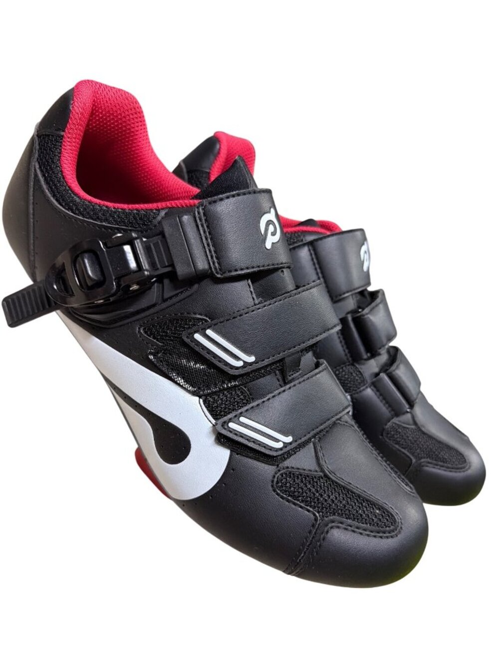 Peloton Cycling Shoes Black & Red Size‎ 42/Men's SZ 9